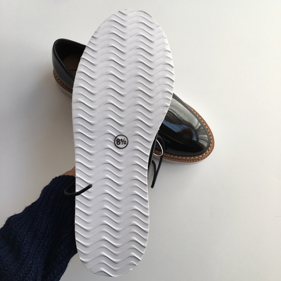 A New Day Jaynee Black Patent Oxfords New - Picture 5 of 5